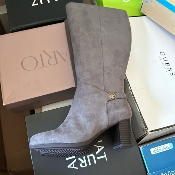 GIANI BERNINI Adonnys Memory-Foam Dress Boots (WIDE CALF) - Picture 7 of 7